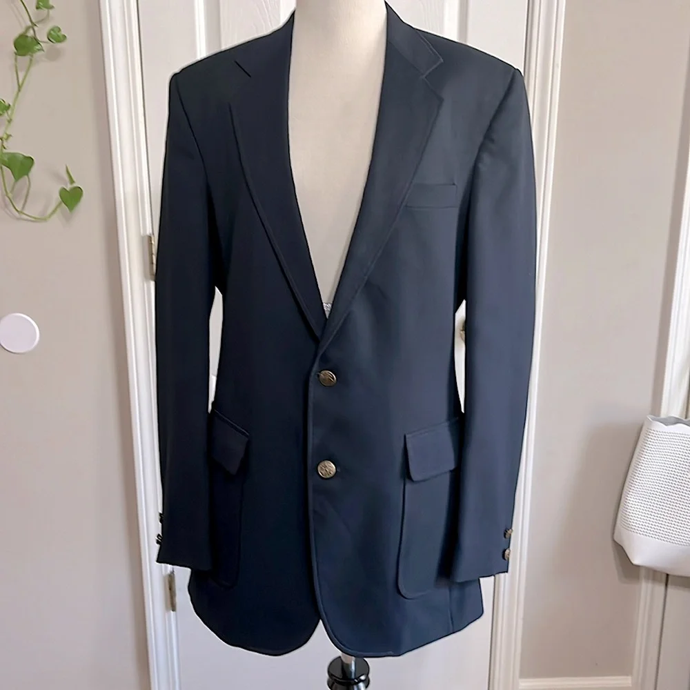 Vintage Haggar Navy Blue Blazer Men’s 40L